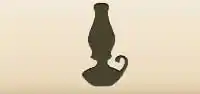 Kerosene Lamp silhouette