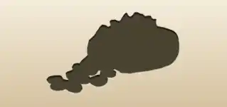 ルーン文字のシルエット