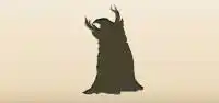 森の精のシルエット