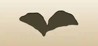 クロワッサンのシルエット