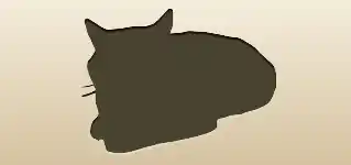 ネコのシルエット