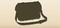 バッグのシルエット