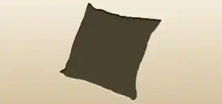 クッションのシルエット