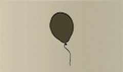Balloon silhouette