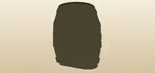 たるのシルエット