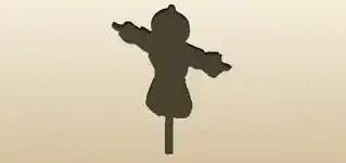 かかしのシルエット