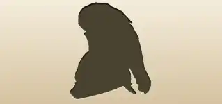 兜のシルエット
