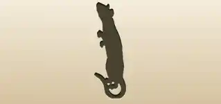 ネズミのシルエット