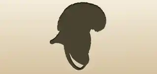 兜のシルエット