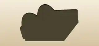 卵パックのシルエット