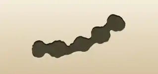 にんにくのシルエット