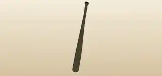 野球用バットのシルエット