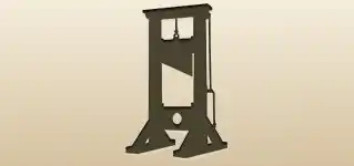 ギロチンのシルエット