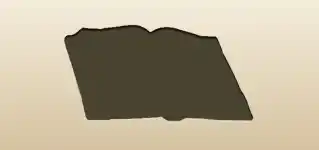 魔術書のシルエット
