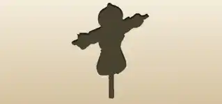 かかしのシルエット