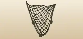 網のシルエット