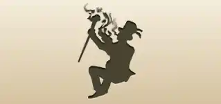 サメディ男爵のシルエット