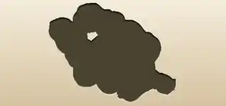 にんにくのシルエット