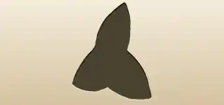 トリケトラのシルエット