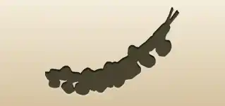 にんにくのシルエット