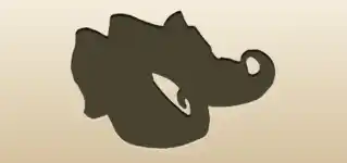 靴のシルエット