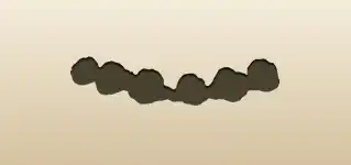 にんにくのシルエット
