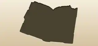 魔術書のシルエット