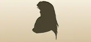 兜のシルエット