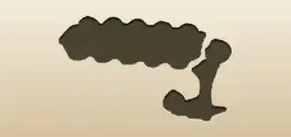 卵パックのシルエット