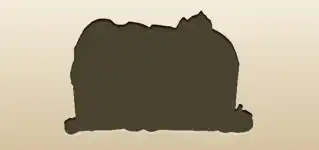 宝箱のシルエット