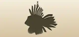 Lionfish silhouette