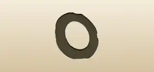 Lifebuoy silhouette