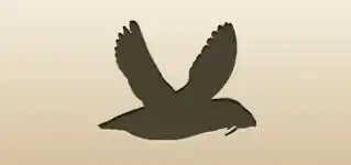 Puffin silhouette
