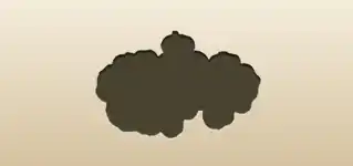 Garlic silhouette
