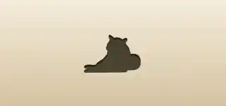 Tiger silhouette