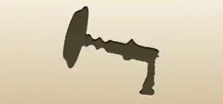 Candlestick silhouette