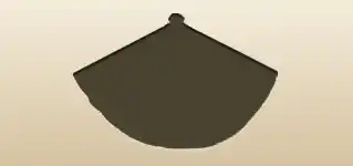 Hand Fan silhouette