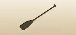 Oar silhouette