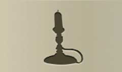 Candlestick silhouette