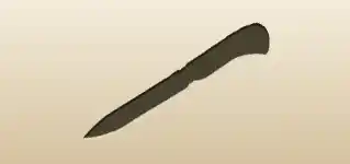Knife silhouette