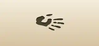 Handprint silhouette