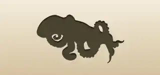 Octopus silhouette