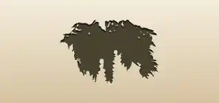 Wisteria Flowers silhouette