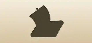 Sailing Raft silhouette
