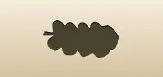 Garlic silhouette