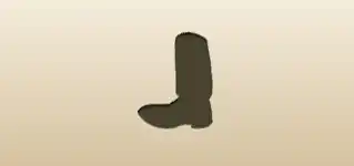 Boot silhouette