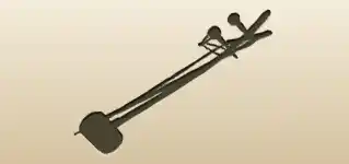 Haegeum Violin silhouette