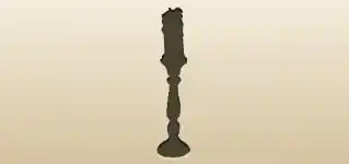 Candlestick silhouette