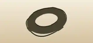 Lifebuoy silhouette