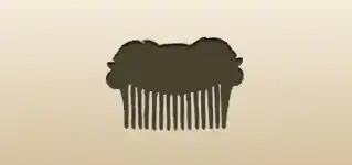 Comb silhouette